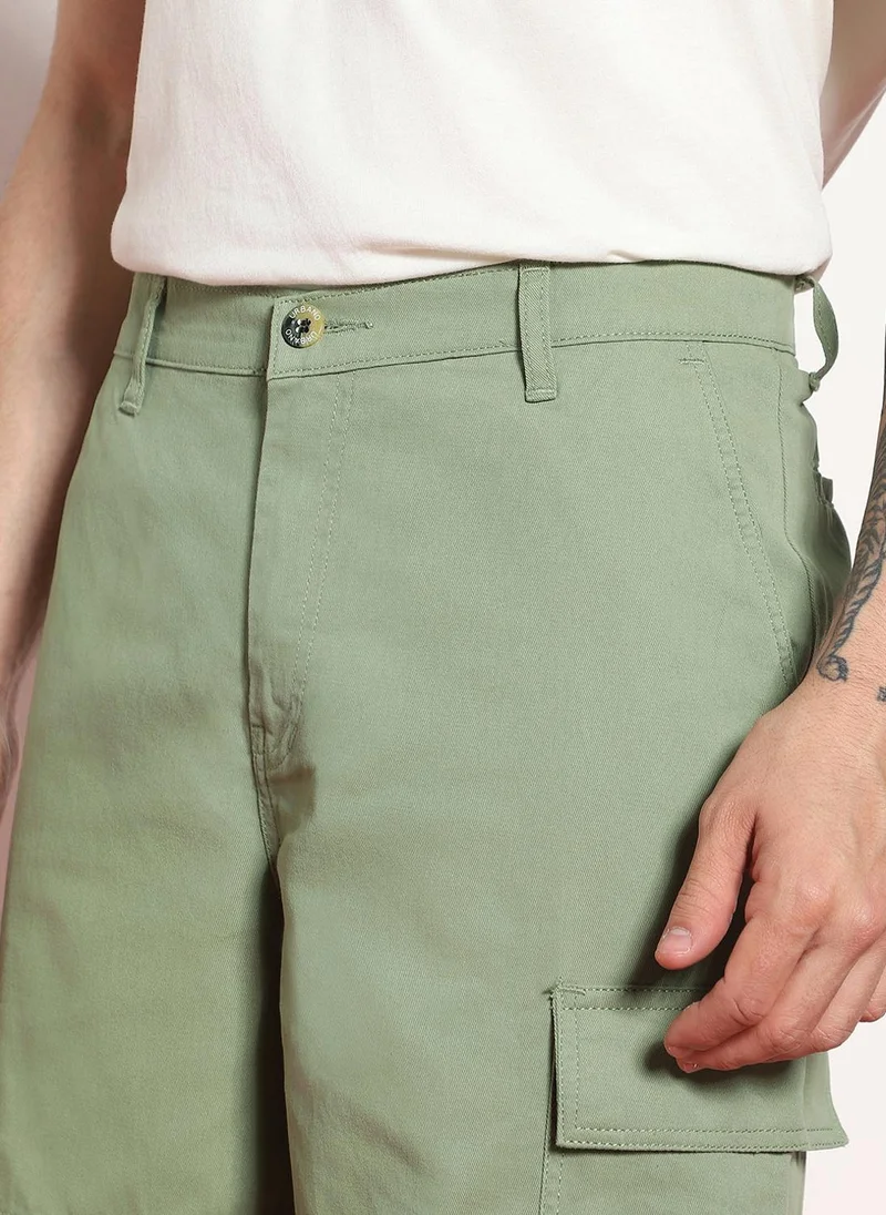 Urbano Fashion  Urbano Fashion Men's Pista Loose Baggy Fit Solid Cargo Chino Pant with 6 Pockets Non-Stretchable for Men | Best Price UAE